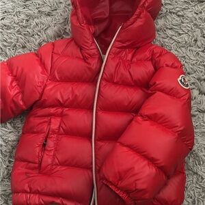 Moncler Kids Red Puffer Jacket